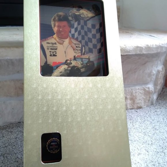 NIB Mario Andretti Arrivederci Tour Jebco Clock